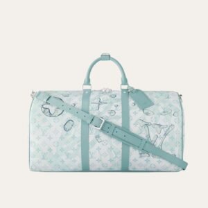 Louis Vuitton Keepall Bandouliere 50 Crystal Blue 19.7 Inches M22570