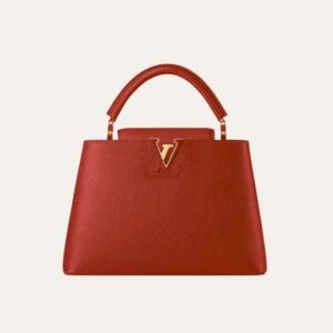 Louis Vuitton Capucines BB Bag Scarlet Red 10.6 Inches M52689