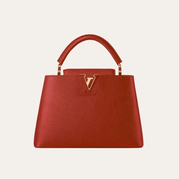 Louis Vuitton Capucines BB Bag Scarlet Red 10.6 Inches M52689