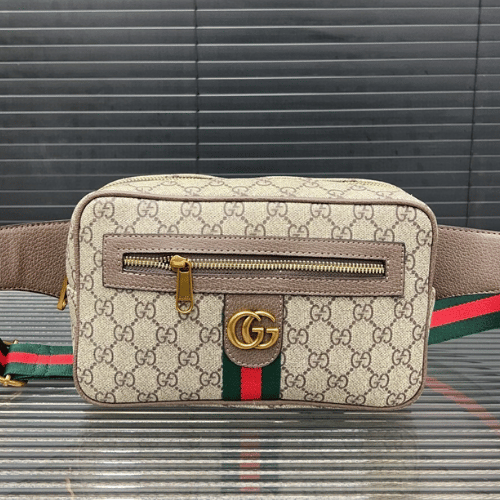 Gucci Ophidia Gg Belt Bag Grey 9.4 Inches