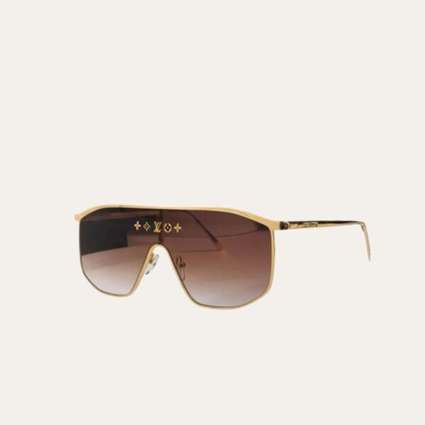 Louis Vuitton LV Golden Mask Sunglasses Brown Z1717U