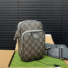 Gucci Ophidia Gg Mini Messenger Bag Grey 7 Inches