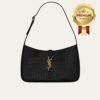 [Premium Quality] – Saint Laurent Le 5 À 7 Hobo Bag Black Croc 9.4 Inches 657228Dzesw1062