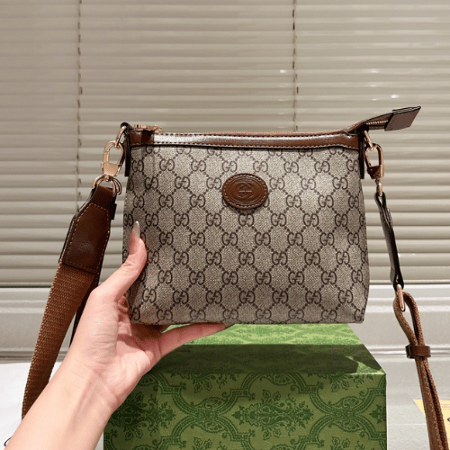 Gucci Ophidia Gg Small Camera Bag Beige 7.9 Inches