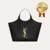 [Premium Quality] – Saint Laurent Icare Maxi Shopping Bag Black 13.8 Inches 698651Aaang1000