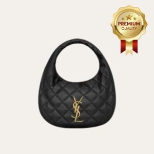 [Premium Quality] – Saint Laurent Icare Hobo Bag Black 10.2 Inches 851689Aaang1000