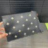 Gucci Bees & Stars Clutch Bag Black 11.4 Inches