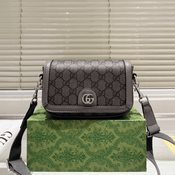 Gucci Ophidia Gg Mini Camera Bag Black 7.5 Inches