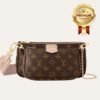 [Premium Quality] – Louis Vuitton Multi Pochette Accessoires Rose Clair 9.4 Inches M44840