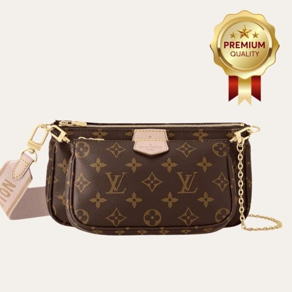 [Premium Quality] – Louis Vuitton Multi Pochette Accessoires Rose Clair 9.4 Inches M44840