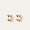 Louis Vuitton Le Damier De Earings Yellow Gold Q16521