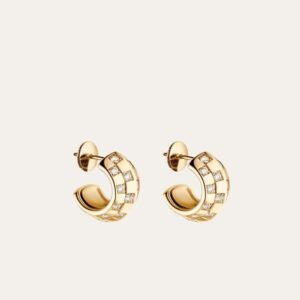 Louis Vuitton Le Damier De Earings Yellow Gold Q16521