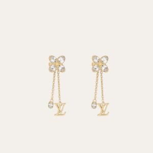 Louis Vuitton Dazzle Earrings Gold M01996