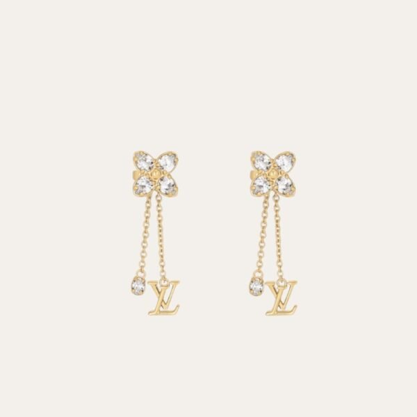 Louis Vuitton Dazzle Earrings Gold M01996