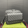 Gucci Ophidia Gg Supreme Messenger Bag Grey 9 Inches