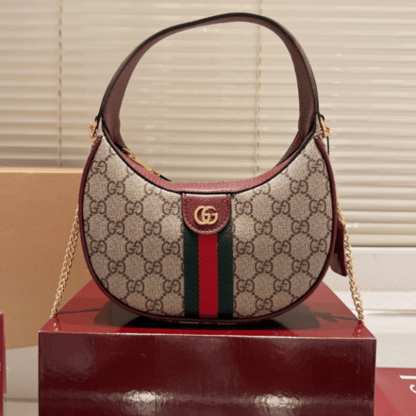 Gucci Ophidia Small Shoulder Bag Beige 7.9 Inches 838463 FAE0P 9789