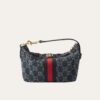 Gucci Vanity Mini Bag Blue And White GG Denim 19cm