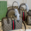 ‎Gucci Ophidia Gg Mini Boston Bag Beige 8.6 Inches 838478 FAE0P 9746
