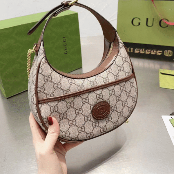 Gucci Ophidia Small Hobo Bag Beige 9.4 Inches