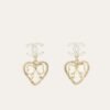 1-155-1.jpg Chanel Metal Enamel Cc Heart Drop Earrings Gold ABF305 B19851 NAFGV