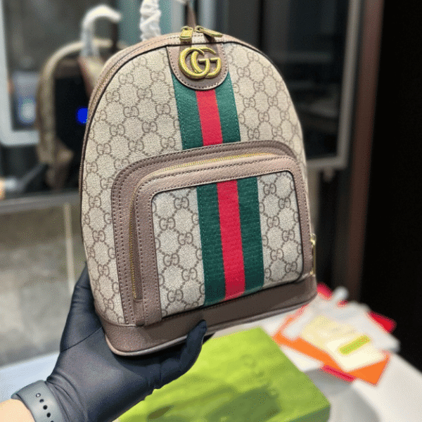 Gucci Ophidia Gg Backpack Beige 9 Inches 547965 9U8BT 8994