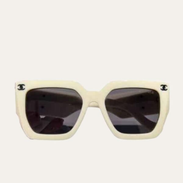Chanel Vintage White Sunglasses