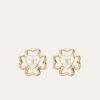 Chanel Stud Earrings In Gold Metal ABF311 B19851 NAFGV