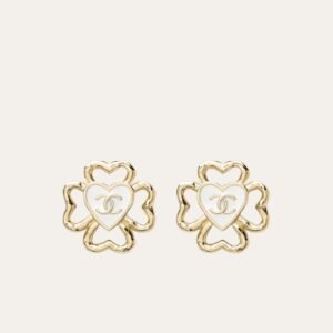 Chanel Stud Earrings In Gold Metal ABF311 B19851 NAFGV