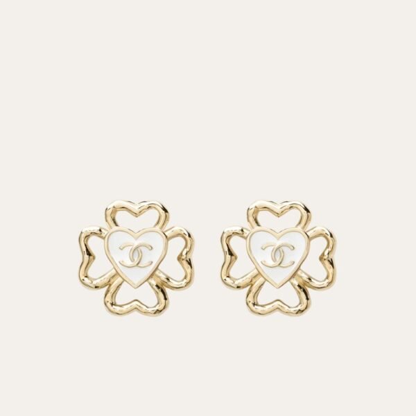 Chanel Stud Earrings In Gold Metal ABF311 B19851 NAFGV