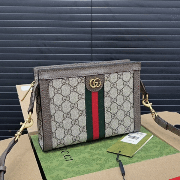 Gucci Ophidia Gg Small Shoulder Bag Beige 8.6 Inches