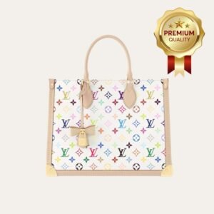 [Premium Quality] – Louis Vuitton Lv X Tm Onthego MM White 13.8 Inches M13079