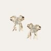 Chanel Stud Earrings With Gold ABG598 B22434 U4561