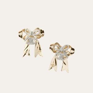 Chanel Stud Earrings With Gold ABG598 B22434 U4561