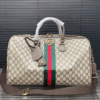 Gucci Ophidia Medium Duffle Bag Beige 17.7 Inches