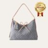 [Premium Quality] – Louis Vuitton Carryall MM Washed Gray Denim 15.3 Inches M13289