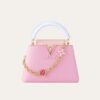 1-168 Louis Vuitton Mini Capucines Rose Chamallow Pink 7.9 Inches M22375