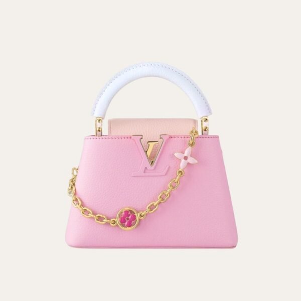 1-168 Louis Vuitton Mini Capucines Rose Chamallow Pink 7.9 Inches M22375
