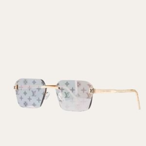 Louis Vuitton Lv Low Square Sunglasses Pure White