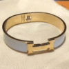 Hermes Clic Clac H Bracelet Blue