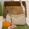 Gucci Ophidia Small Shoulder Bag White 9.8 Inches 735145 UULBG 9683