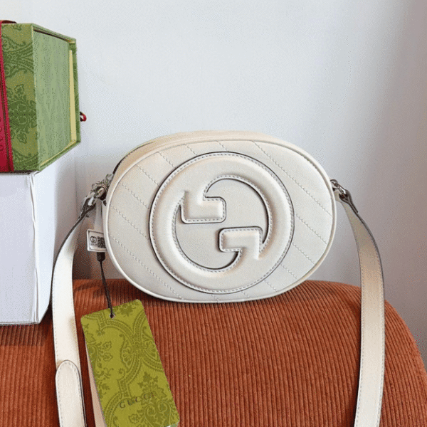 Gucci Blondie Mini Camera Bag White 7.9 Inches