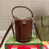 Gucci Ophidia Mini Bucket Bag Brown 4.5 Inches 760201 AACP4 2342
