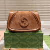 Gucci Blondie Small Shoulder Bag Brown 8.7 Inches