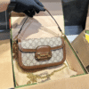 Gucci Horsebit 1955 Mini Shoulder Bag Gg Brown 9.1 Inches