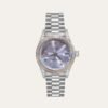 Rolex Datejust Diamond Bezel Oyster White Gold Purple 31Mm