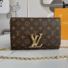 Louis Vuitton Monogram Messenger Brown Wallet 9.1 Inches