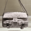 Chanel Messenger Bag Grey 13.8 Inches