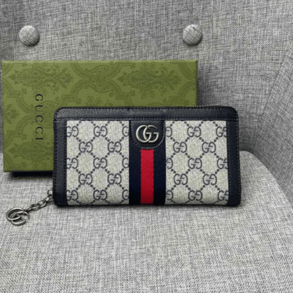 Gucci Ophidia Zip Around Wallet 19.2.0 Inches Brown 523154 96LWG 8745