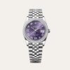 1-26.jpg Rolex Datejust 36 Aubergine Diamond Dial Oyster Watch In Purple