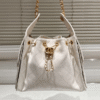 Chanel 25 Small Hand Bag White 13.4 Inches